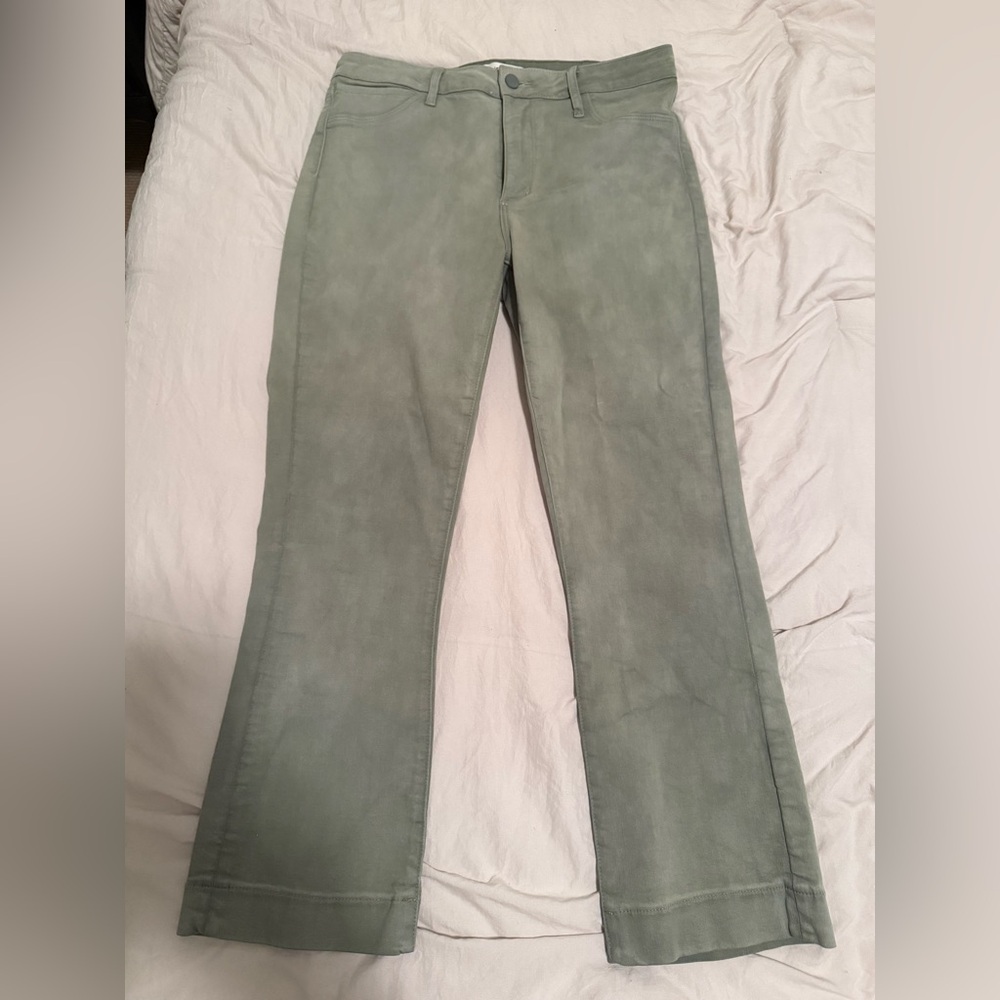 Articles Of Society Flare Jeans in Sage Green